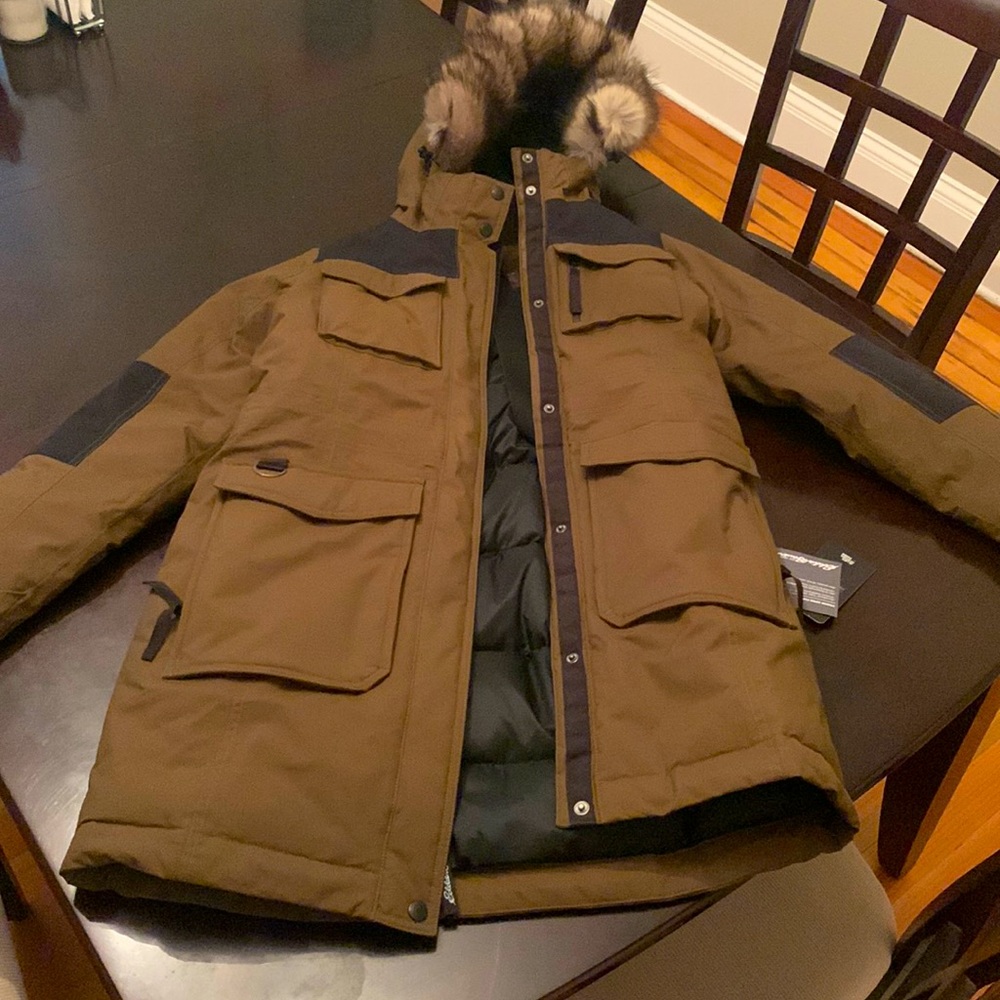 Eddie Bauer womens M Mountain Ops Vinson Down Parka